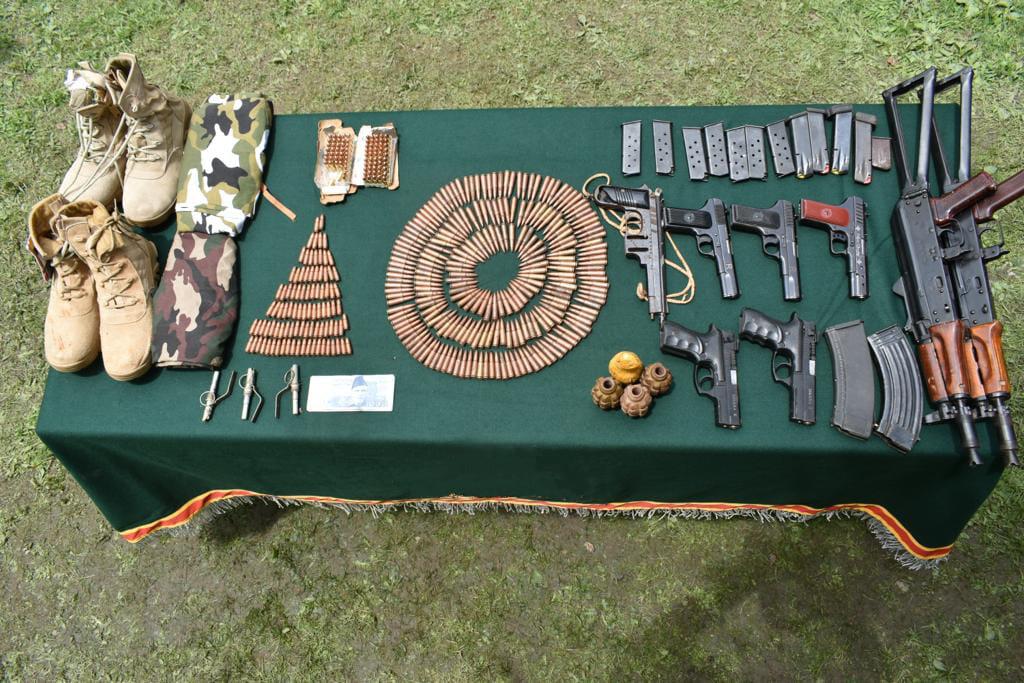 Huge cache of arms & ammunition recovered in Kupwara