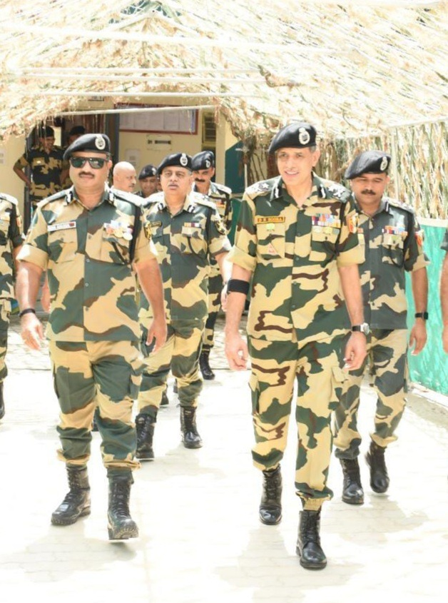 DG BSF visits Jammu, reviews security at Indo-Pak border