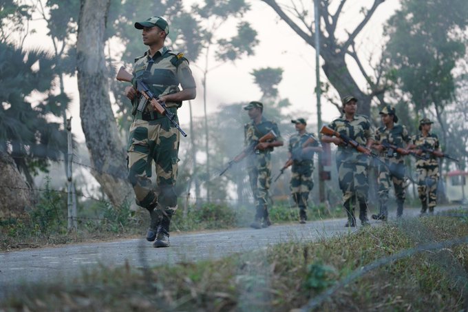 BSF Personnel Intercepts Pakistani Drones Entering Indian Border